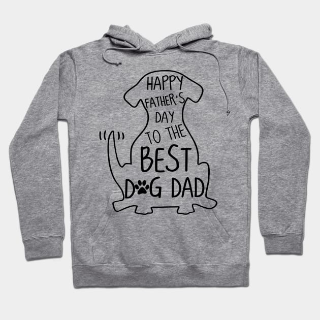 Best Dog Dad Fathers day 2021 Hoodie by Barnard